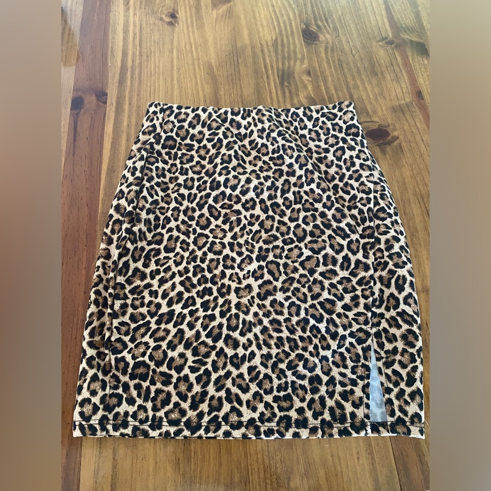 Cheetah Print Skirt